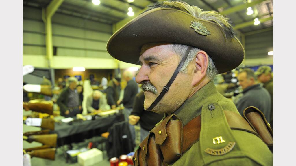 Arms and Militaria Fair at Wendouree Sports and Events Centre. Mark Campbell . Pic Lachlan Bence.  