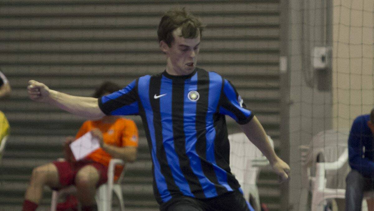 STAR PLAYER: Daniel Cook starred for Lucas Inter in its win over Eureka FC on Monday night. 