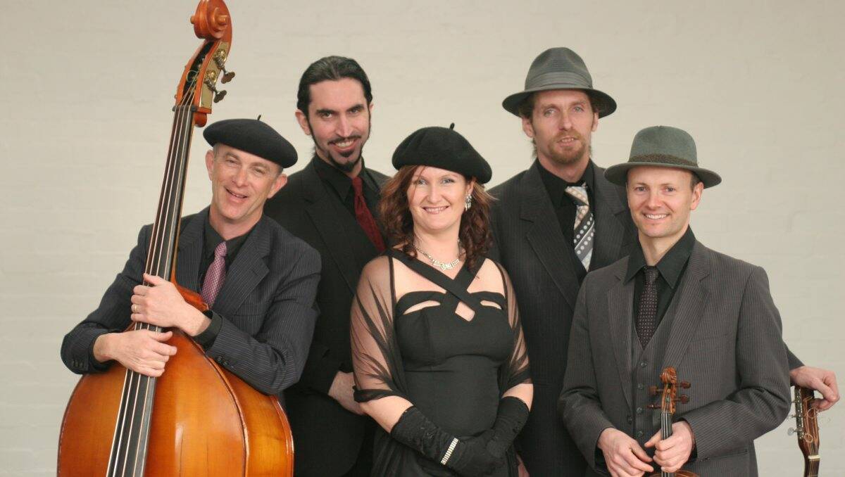 Swing’s the thing: Gypsy swing band Hot Club Swing will bring The Main Bar to life on New Year’s Eve.