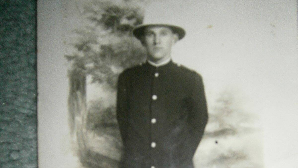 Lismore policeman First Constable James Brewis, who was killed while on duty at Derrinallum.