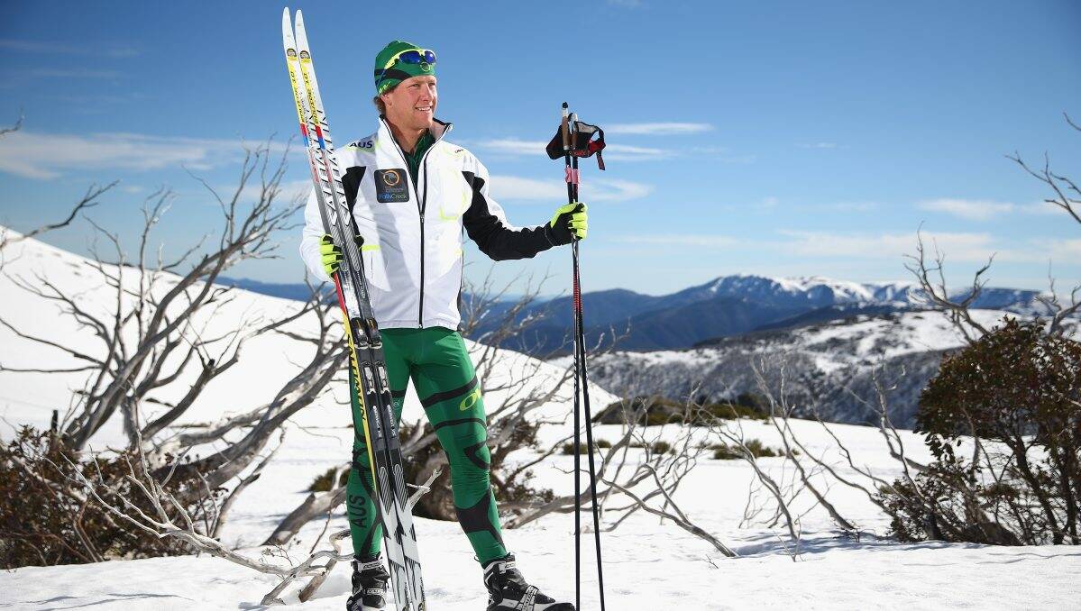 Games hopes: Former Ballarat student Phil Bellingham, pictured at Falls Creek last year, will compete in five events at the Sochi Winter Olympics. PICTURE: GETTY IMAGES