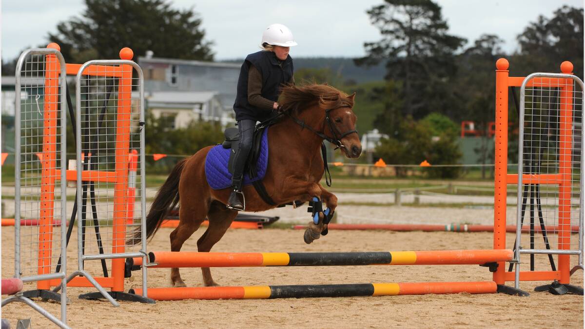 Smythesdale and District Pony Club Fun Day. Liam Connally 12 (Show Jumping) Picture: Justin Whitelock 