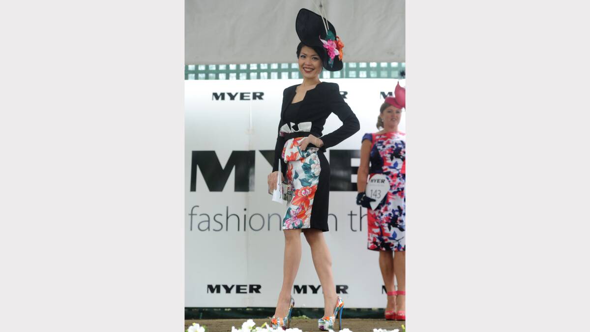 Fashions on the Field Lady of the Day Finalist: Elise Crewes