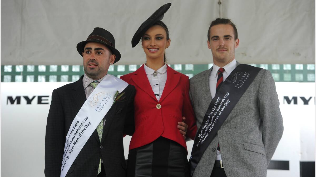 Mens Fashions on the Field: Ben Carbonaro Runner Up, Alex Hecker Racing Victoria, Hunter Pool 1st Place