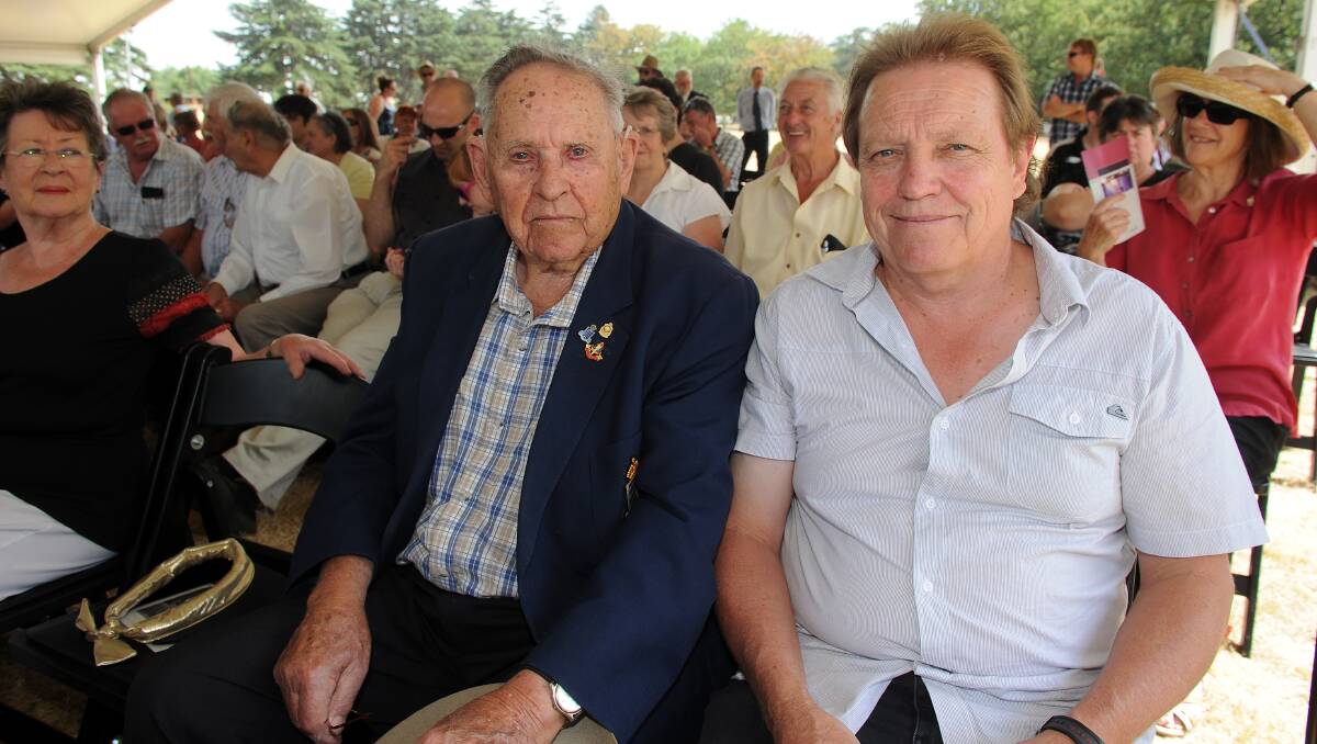 Norm and Terry Eaton - The Ex-POW Memorial 10 Year Anniversary. Picture: Justin Whitelock 