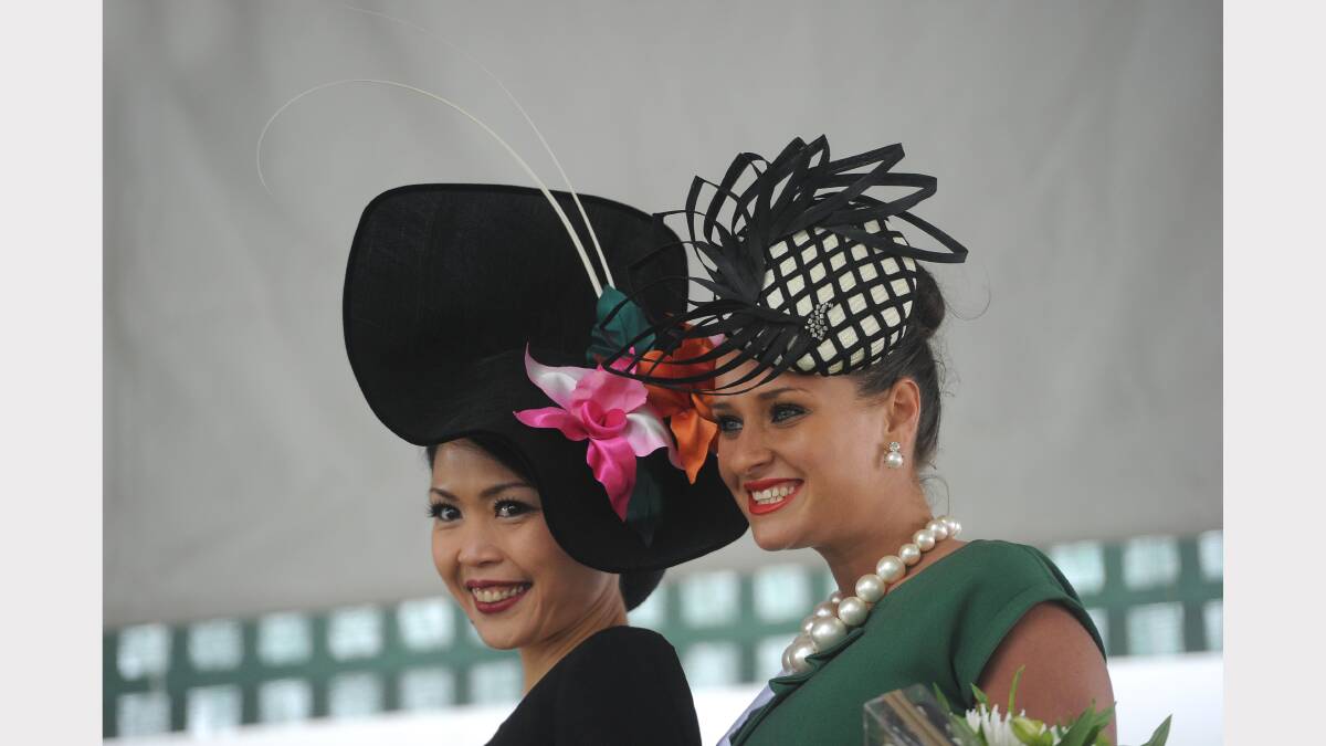 Fashions on the Field Millinery: Elis Crews (First Place), Brodie Worrell (Runner Up)