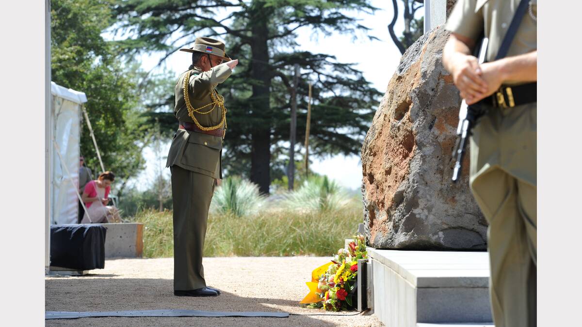Major General Aziz Gregory Melick - The Ex-POW Memorial 10 Year Anniversary. Picture: Justin Whitelock 