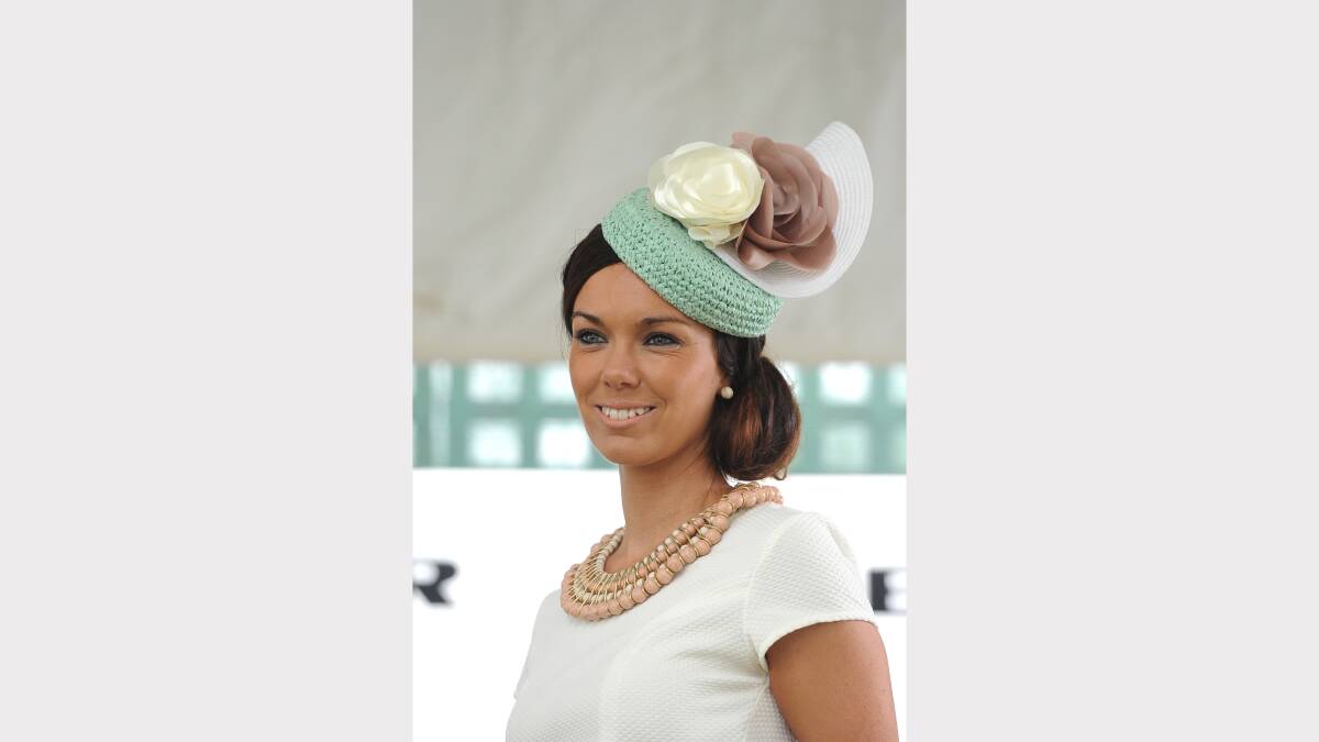 Fashions on the Field Millinery Finalist:  Louise McCartin