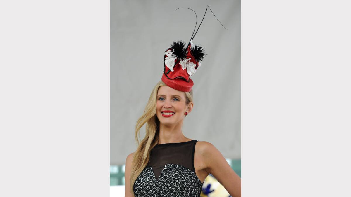 Fashions on the Field Millinery Finalist: Courtney Moore