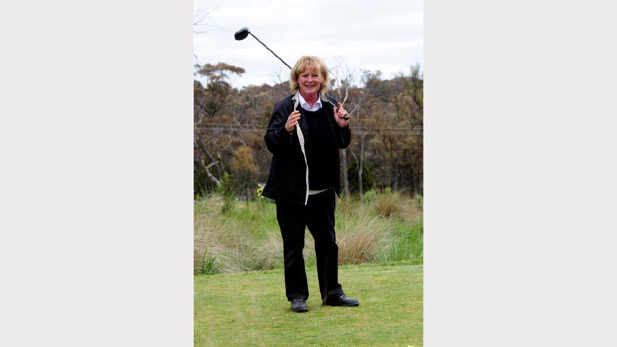 Saturday golf competition at Creswick, Joan Paynter  PIC: JEREMY BANNISTER