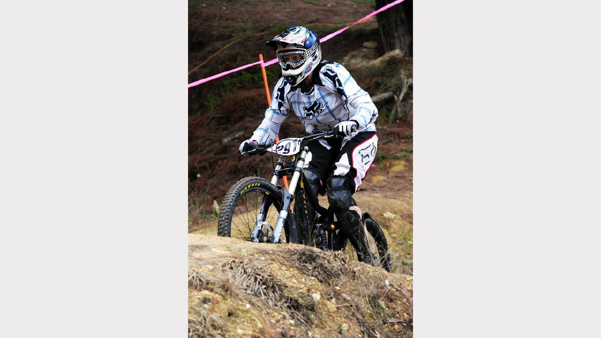 2013 King of Ballarat Downhill Mountain Bike racing. Carly Reid PICTURE: JEREMY BANNISTER