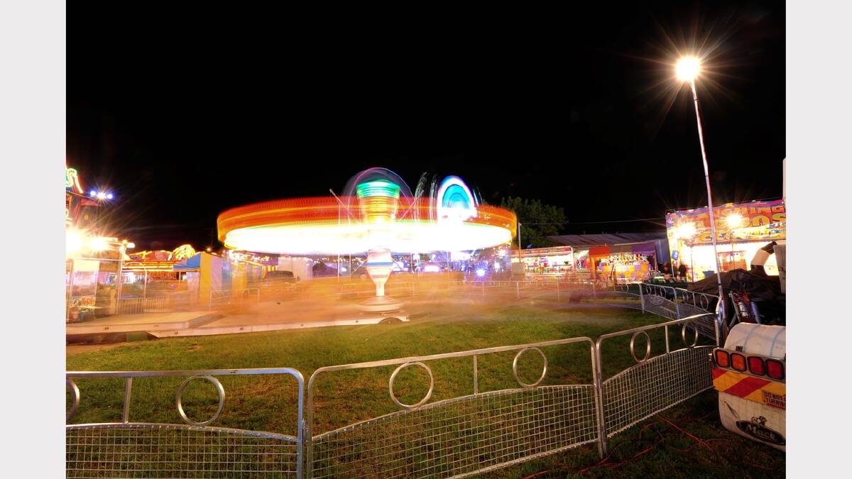 Ballarat Show Saturday night fireworks and rides PICTURE : JEREMY BANNISTER