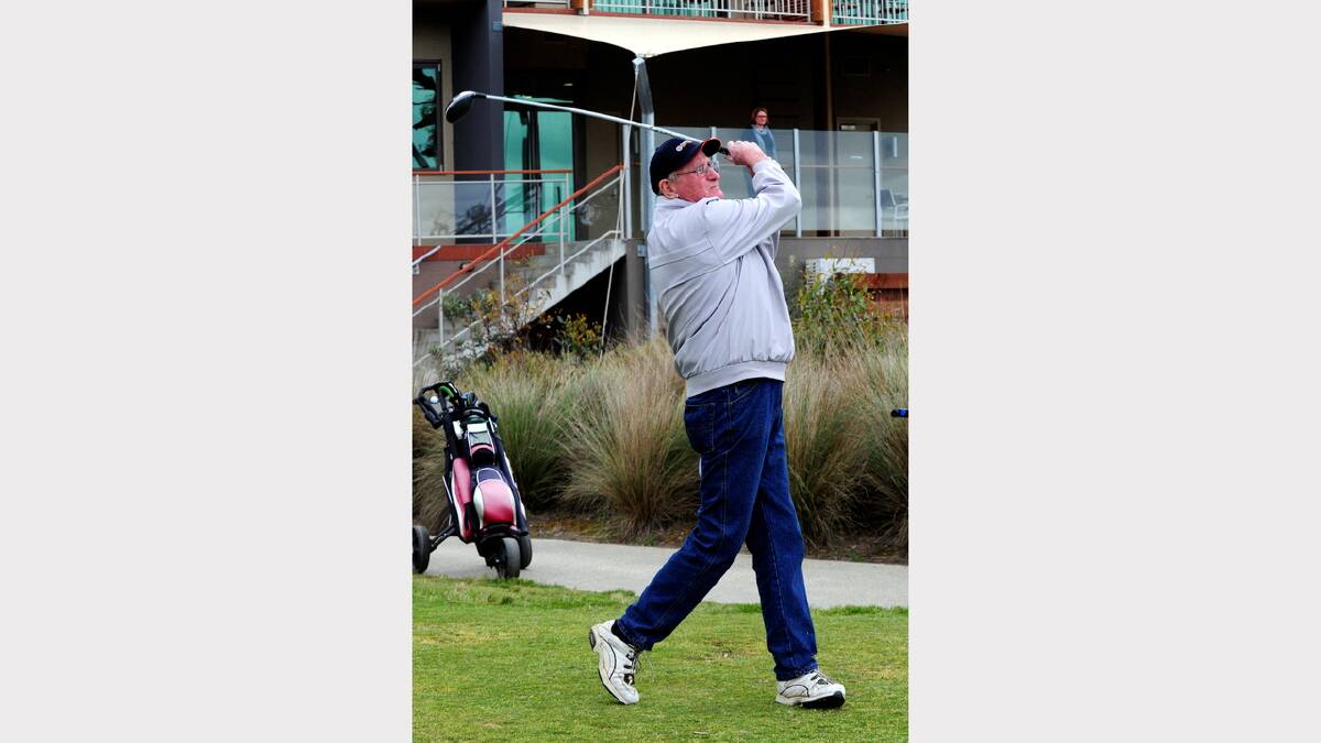Saturday golf competition at Creswick, Peter Lockett  PIC: JEREMY BANNISTER
