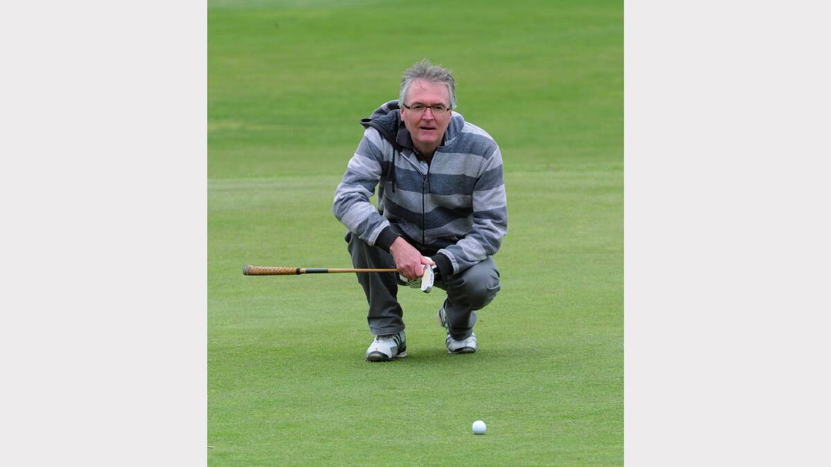Saturday golf competition at Creswick, Wayne Padley  PIC: JEREMY BANNISTER