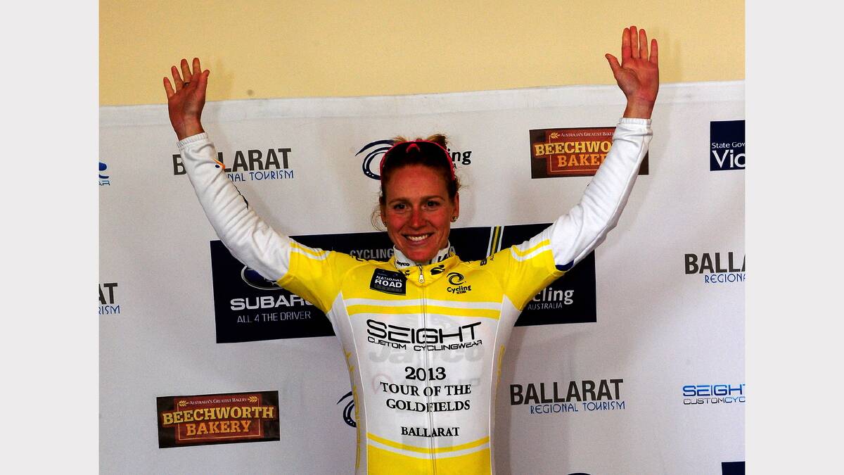 Day 2, Stage 3, Chloe McConville (new yellow jersey after stage 3)  PIC:  JEREMY BANNISTER