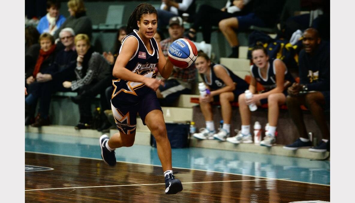 Junior Basketball Tournament. Under 16A girls - Ballarat Blue v Ballarat Gold. Indya Hayes (Blue). PICTURES: KATE HEALY