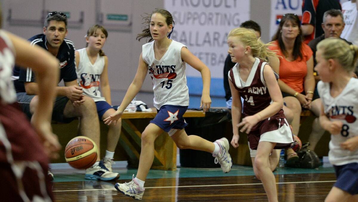 12A Girls Basketball. Elissa Dunn, Saints Fever. PIC: KATE HEALY