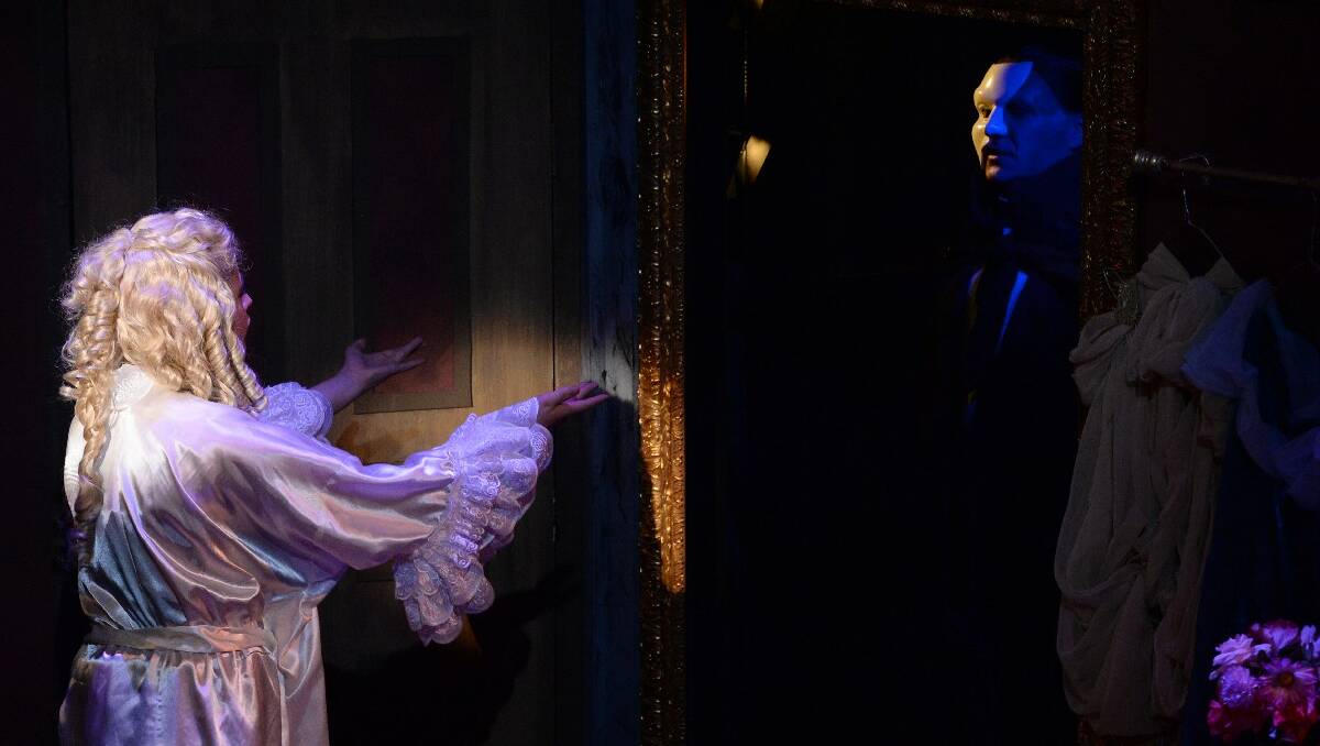Molly Fry (Christine) and Andy McCalman (The Phantom). PIC: KATE HEALY
