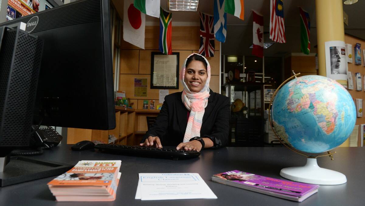 Faiza Khursheed for a feature on the City of Ballarat CALD program to train migrants for local workforce. PIC: KATE HEALY