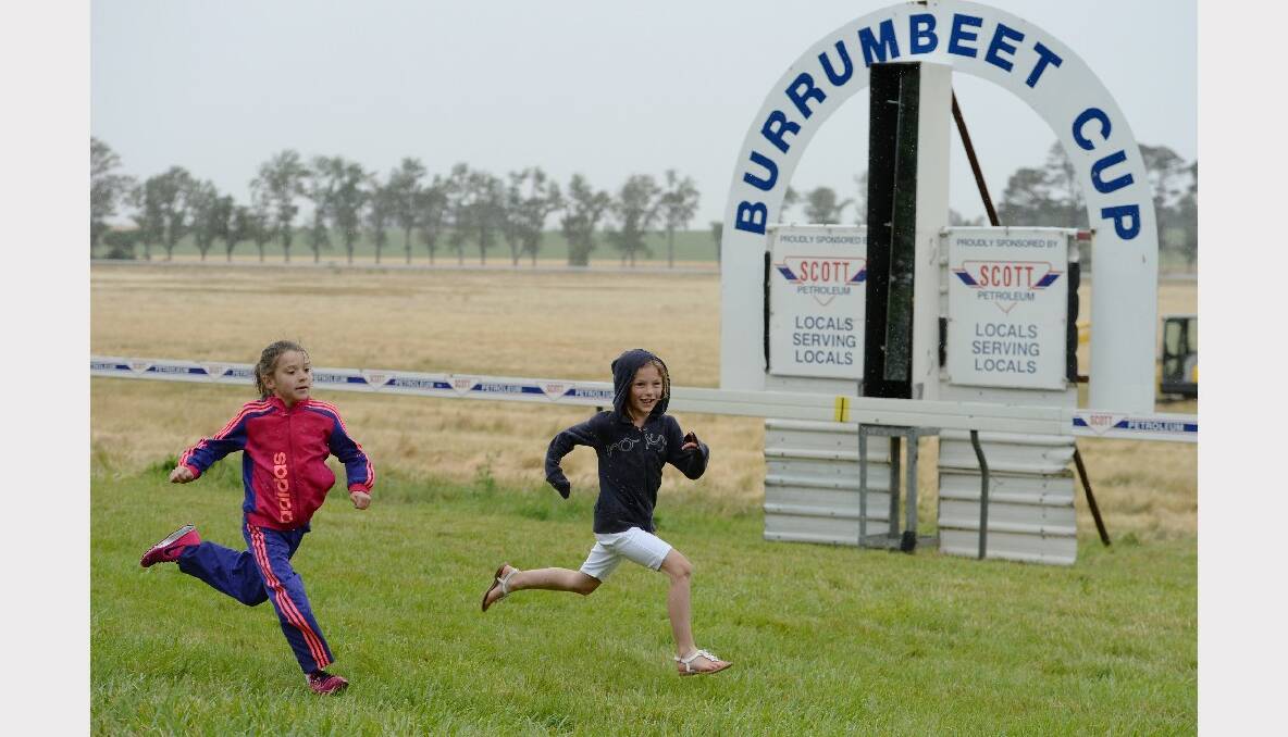 Estelle Grimaud, 7, Taylors Lakes and Annabelle Moloney, 7, Buninyong