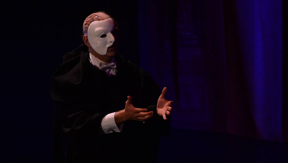 Andy McCalman (The Phantom). PIC: KATE HEALY