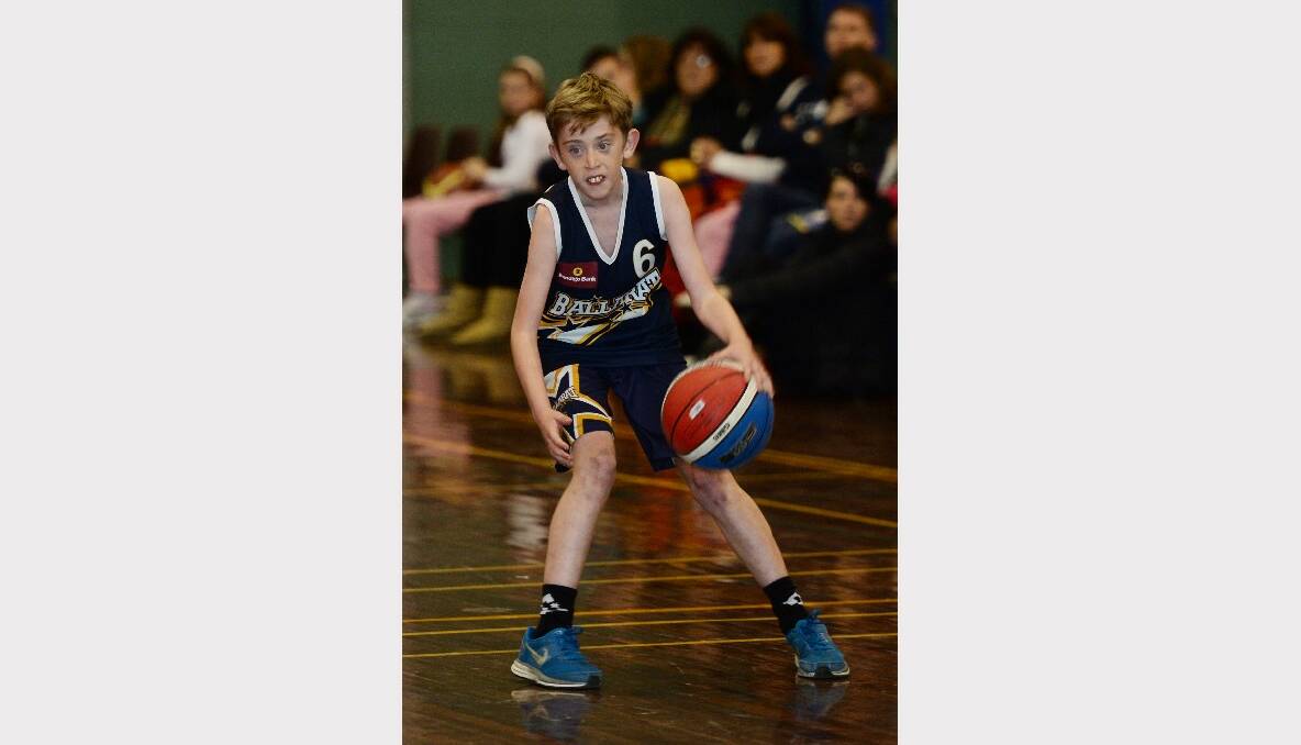 Junior Basketball Tournament. Under 12B1 boys - Ballarat Gold v Keilor. Harry Walsh (Ballarat Gold). PICTURE: KATE HEALY