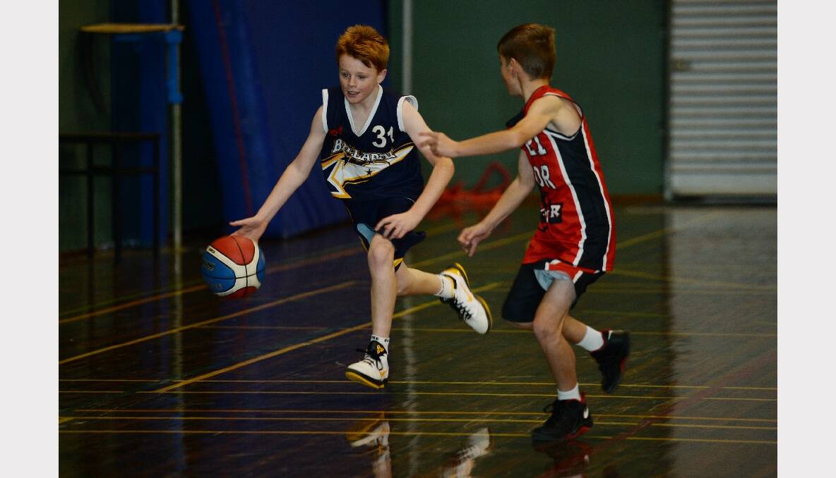 Junior Basketball Tournament. Under 12B1 boys - Ballarat Gold v Keilor. Charlie Molan (Ballarat Gold). PICTURE: KATE HEALY