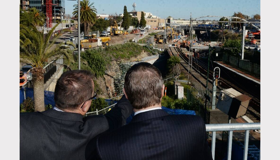 Regional Rail Link project. Pictures: Kate Healy