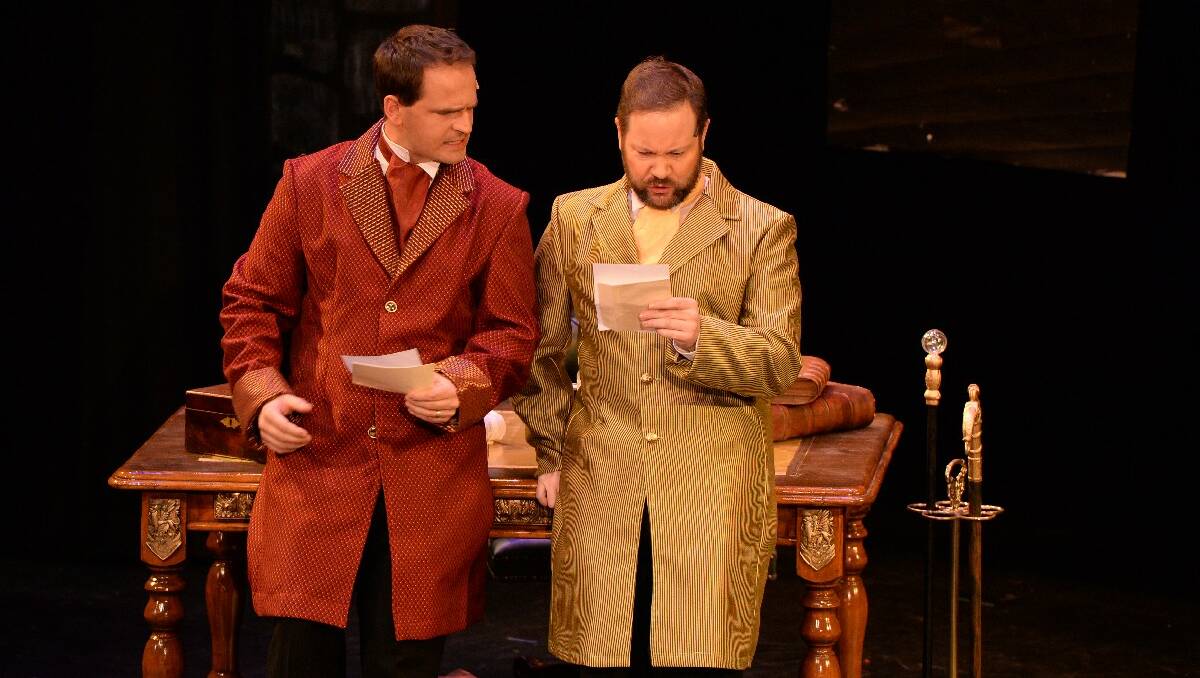 Callan Lewis (Firmin) and Gareth Grainger (Andre). PIC: KATE HEALY