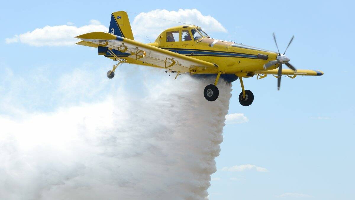 The Air Tractor 802 in action