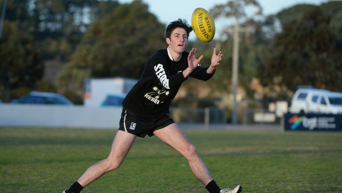 REBELS LIST: Sam Bennett, who tested at last year's AFL Draft Combine, has been named again in North Ballarat Rebels playing squad. PICTURE: ADAM TRAFFORD