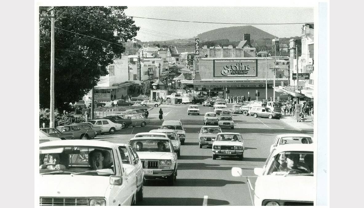Looking south down Sturt Street. SOURCE: THE COURIER ARCHIVES.