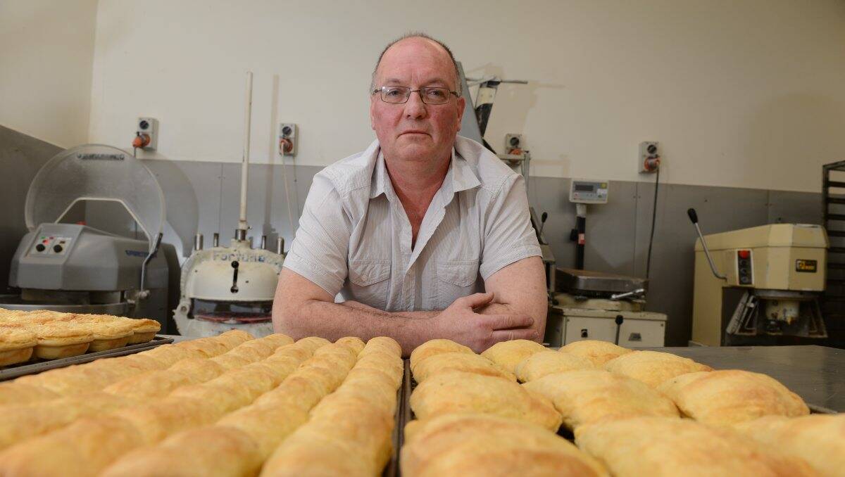 Keith Robbins of Robbins Bakery. PICTURE: KATE HEALY.