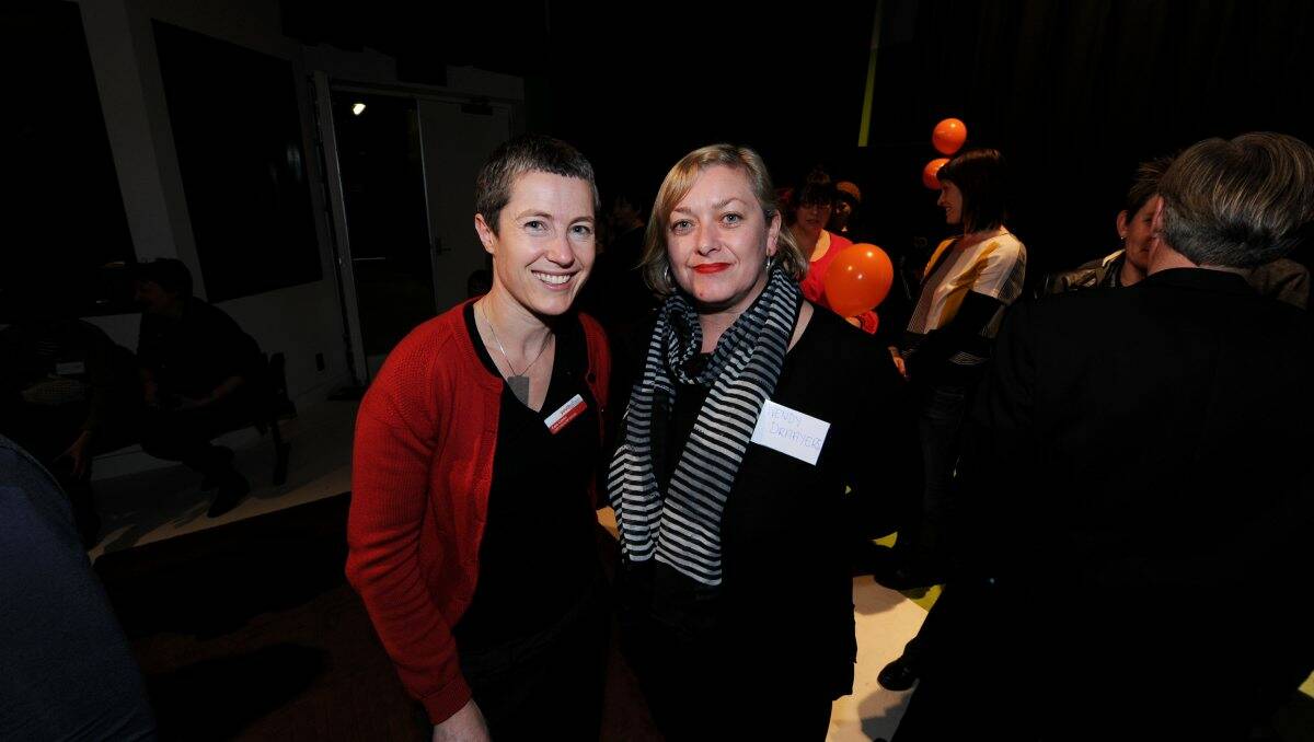 Kate Colvin, Wendy Draayers, at the recent opening of the centre. PHOTO: JUSTIN WHITELOCK.