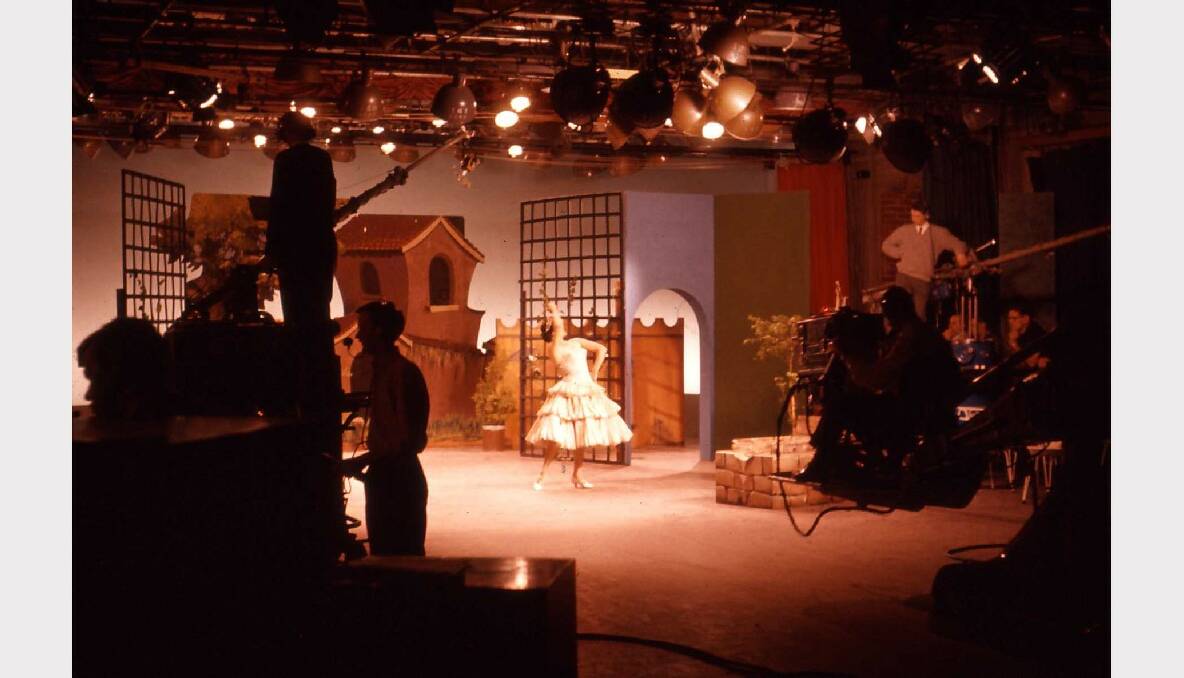 Lights, camera, action at BTV6 Live.SOURCE: GOLD MUSEUM, SOVEREIGN HILL.