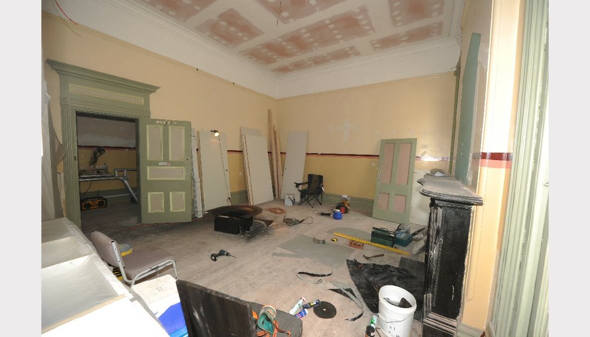 Inside the building. PICTURES: JUSTIN WHITELOCK.