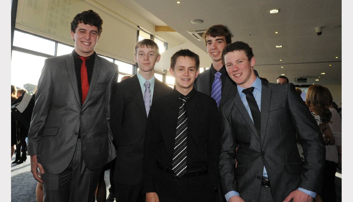 ST PATRICK'S COLLEGE: Christian Larkin, Tim Moore, Dylan Page, Edward Meagher, James Fahey
