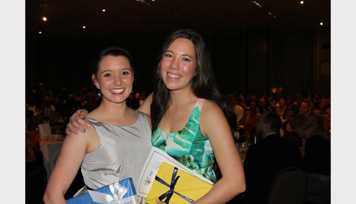 LORETO COLLEGE: Molly Fisher and Taylah Blake.