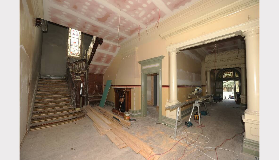 Inside the building. PICTURES: JUSTIN WHITELOCK.