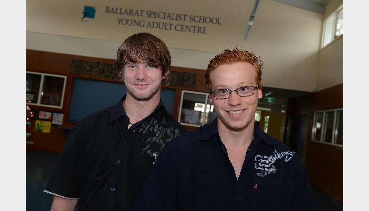 BALLARAT SPECIALIST SCHOOL: Luke Clifton and Nathan Williams