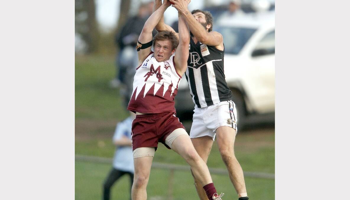 Melton's Andrew Bartlett in the weekend's game against Darley. 