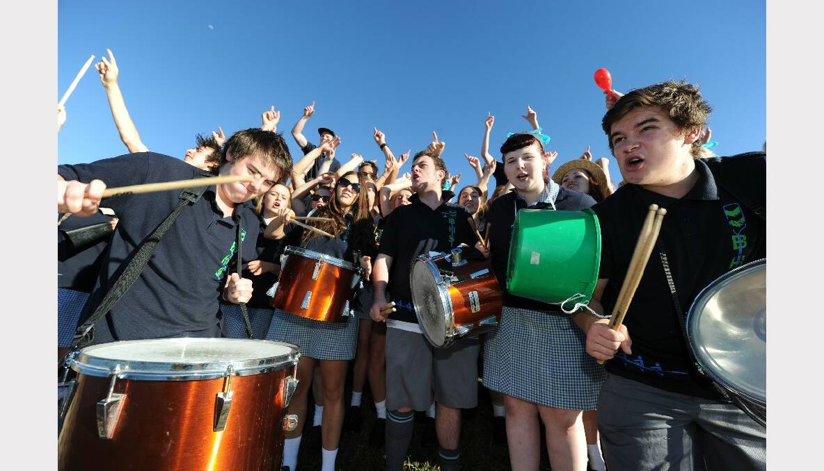 Ballarat High School makes some noise.