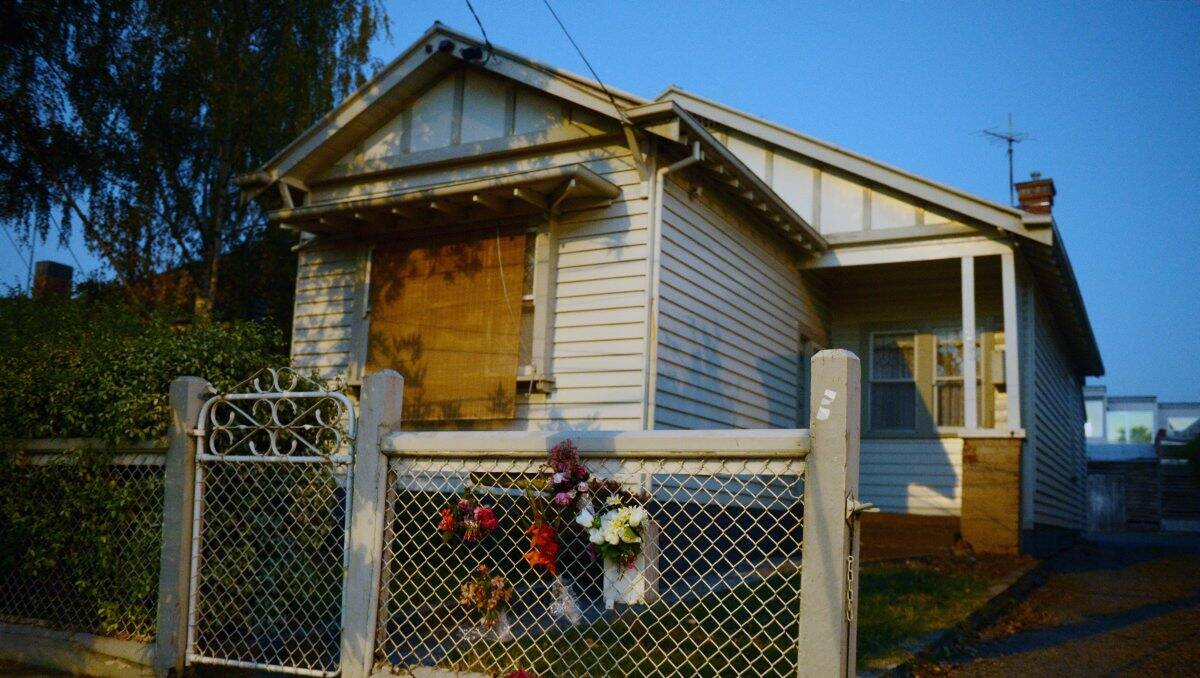 The Doveton Street South home where Sharon Siermans was murdered. PICTURE: THE COURIER