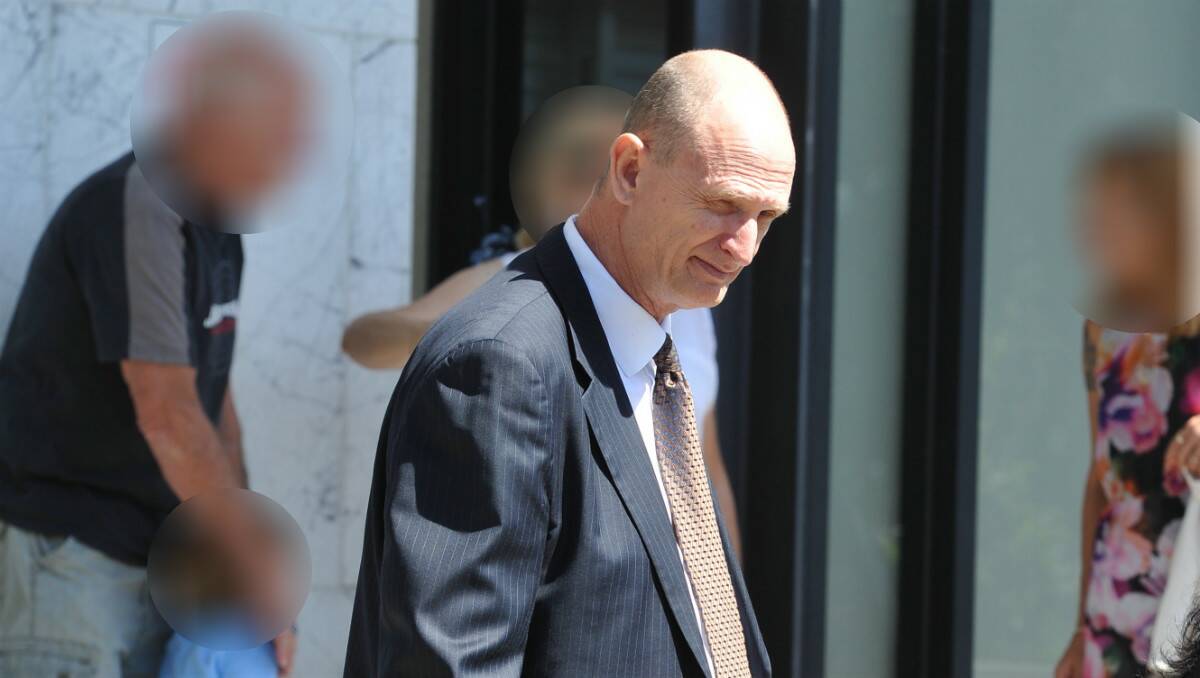 Ronald Adrian Van Dorp at Ballarat Magistrates Court today. PICTURE: LACHLAN BENCE