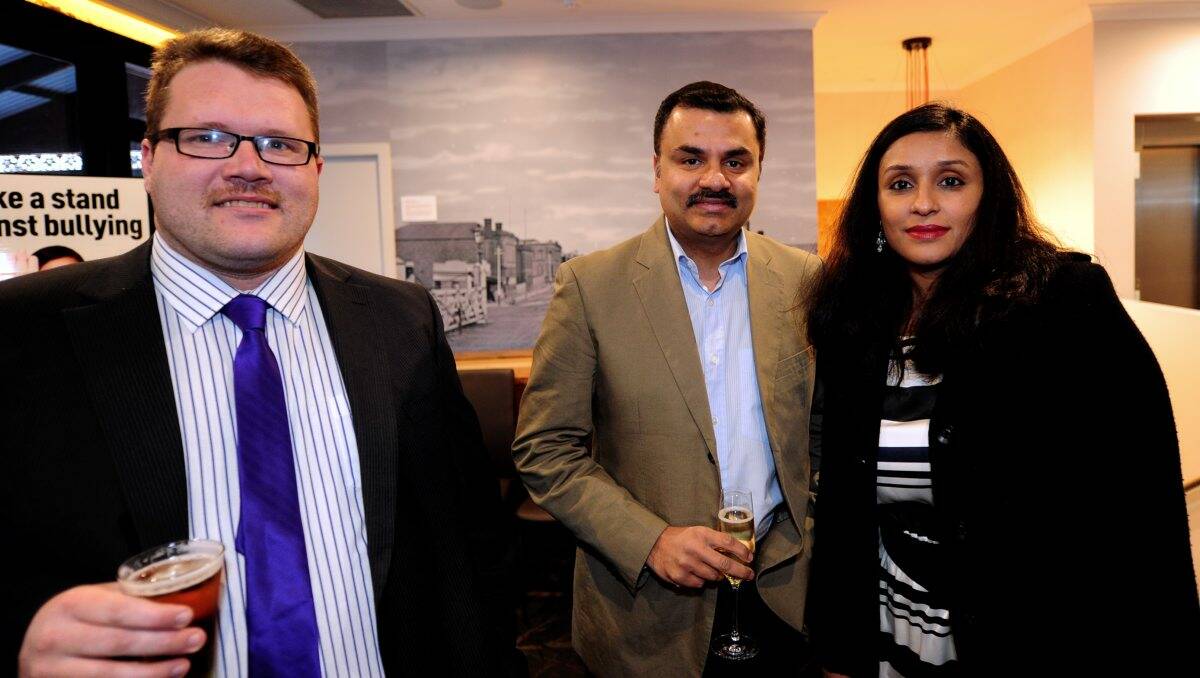 Terry Heard, Praveen and Lekha Thotappilil at Unbullyable book launch at Jackson's and Co