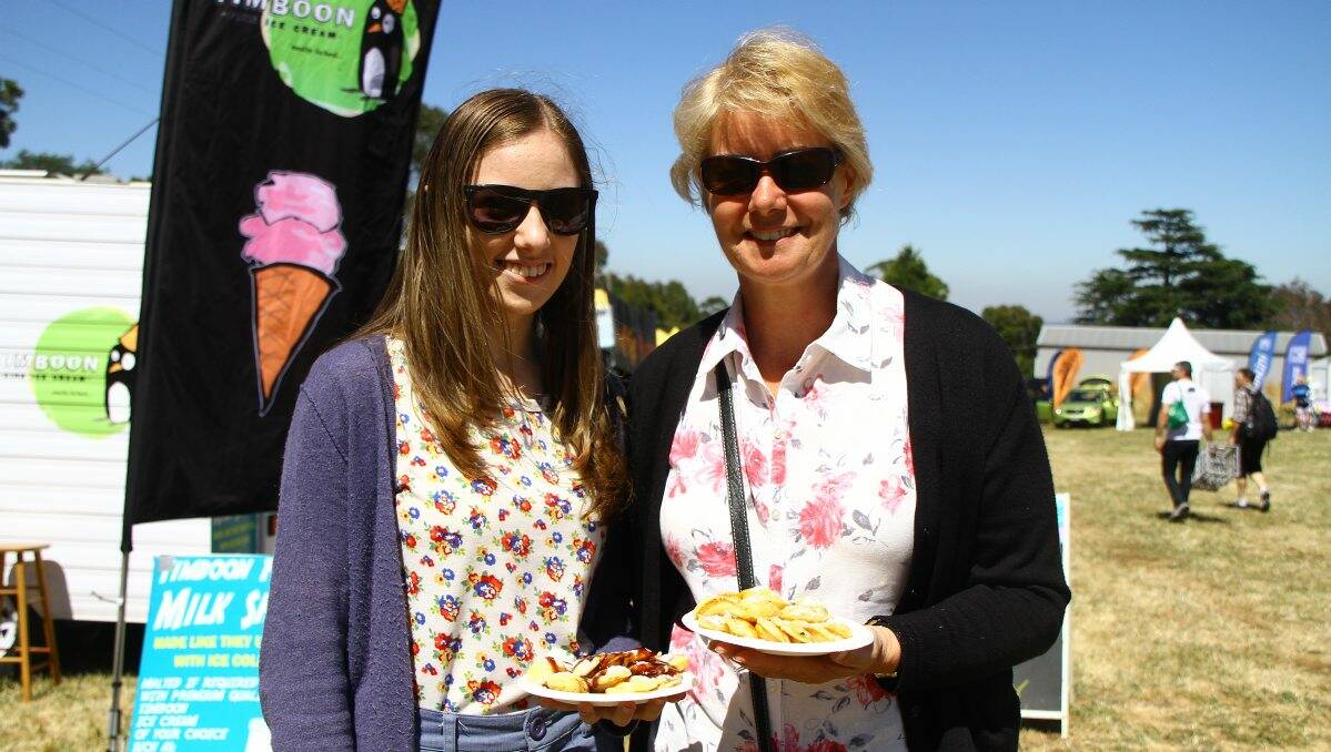 Erin Tutty with her mum Kate Tutty - from Melbourne at the Road Cycling National Championships.