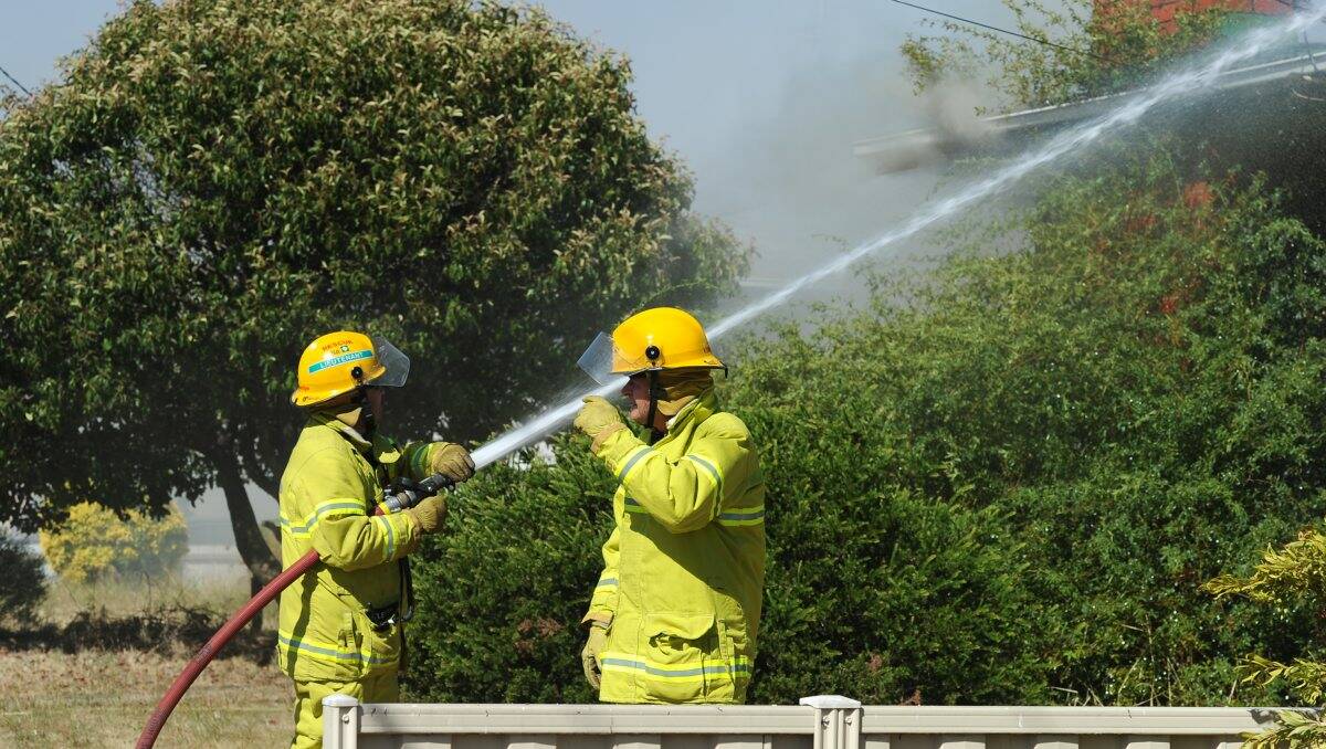 This home in Wendouree was damaged by fire at the weekend. PIC: Justin Whitelock