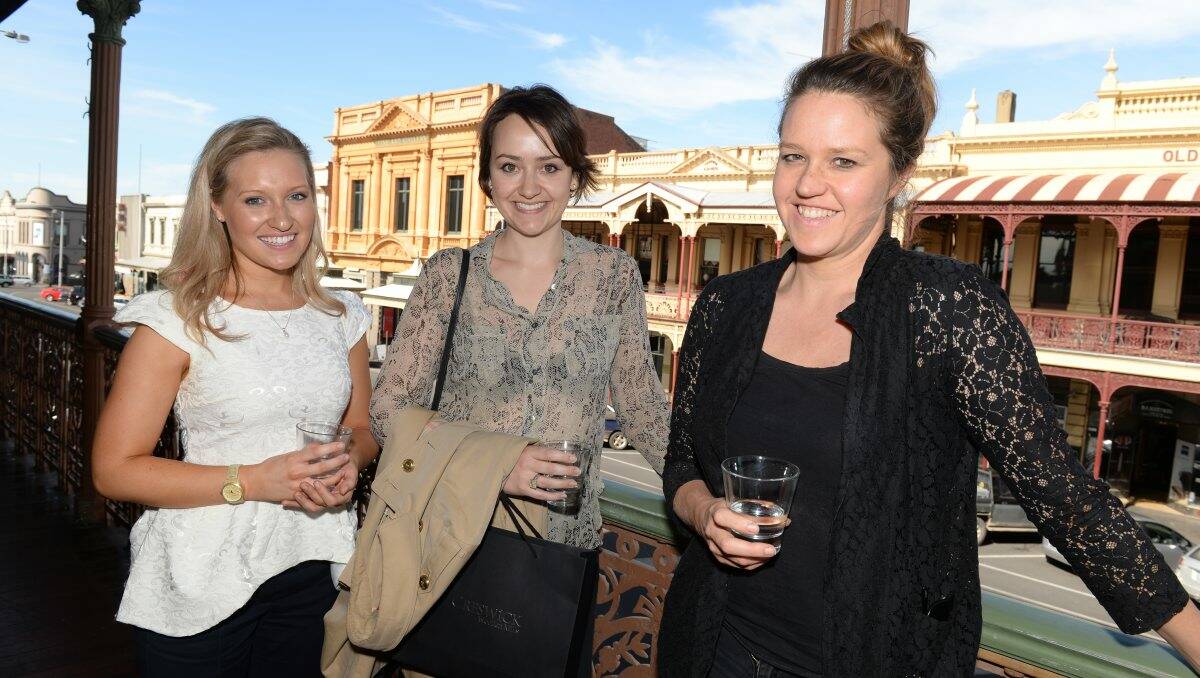 Emily Osmond, Alice Wasley (Sydney Style) and Victoria Hannaford (Sydney). Ballarat in Bloom