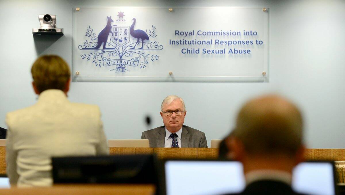 Justice Peter McClellan addresses The Royal Commission into Institutional Responses to Child Sexual Abuse in Sydney, December 9,2013.