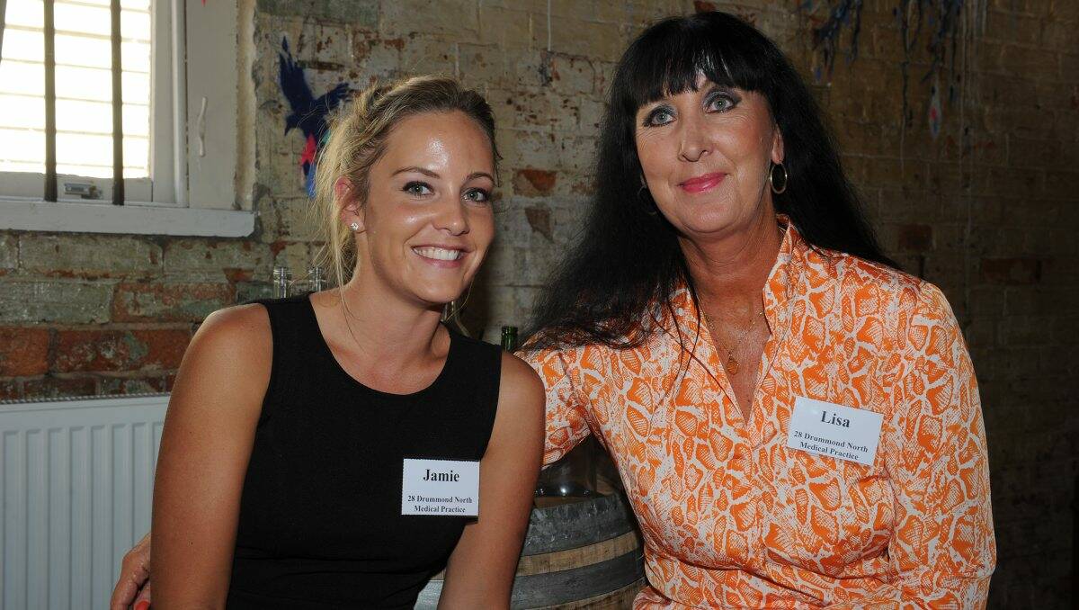 Jamie Bray, Lisa Murray at the pamper and party night at Mitchell Harris Wines.